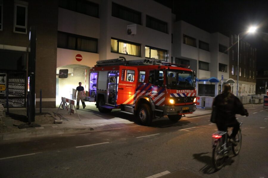 Kortsluiting zorg voor brand in pand Corona sneltest in Eindhoven