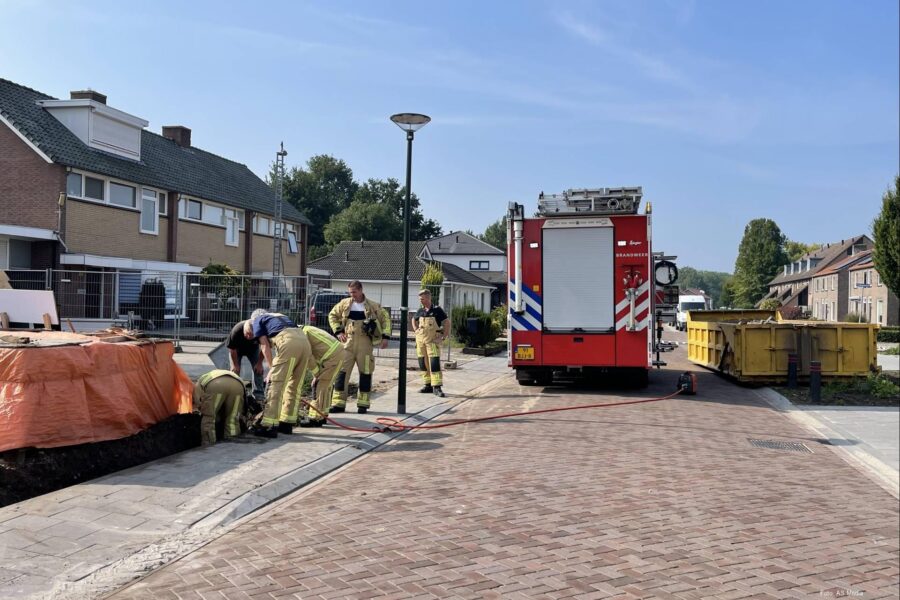 Voor de derde keer een gaslekkage bij werkzaamheden Gemert
