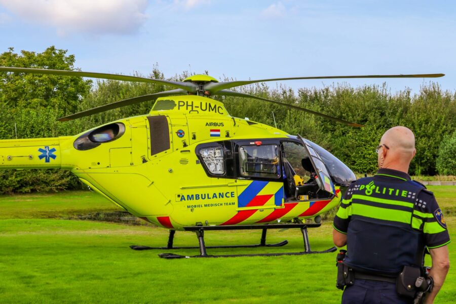 Traumahelikopter landt voor incident Veldhoven
