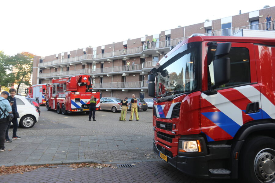 Brand in flatwoning op derde verdieping Eindhoven