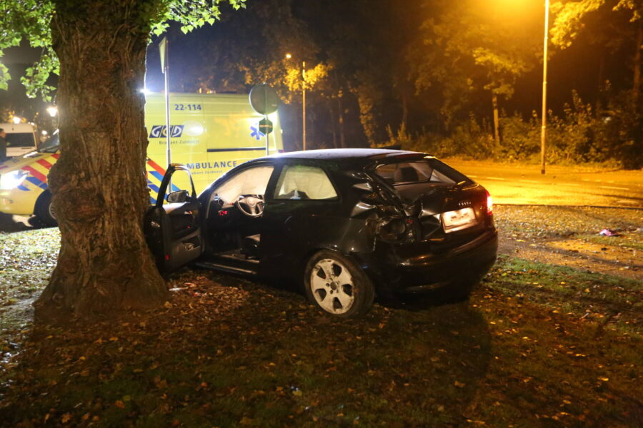 Automobilist onder invloed betrokken bij eenzijdig ongeval Eindhoven