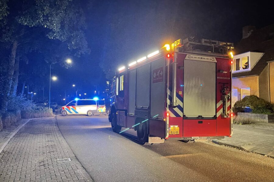 Brandweer ingezet wegens brand in achtertuin Gemert