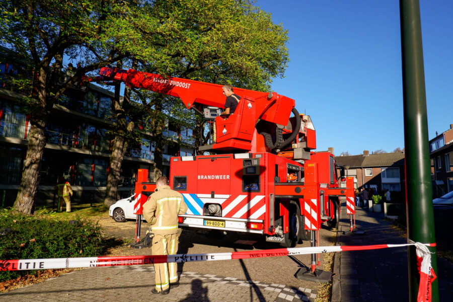 Brand in keuken van appartement in Geldrop