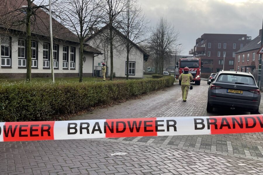 Gaslek in voormalig schoolcomplex Commandorij College Gemert