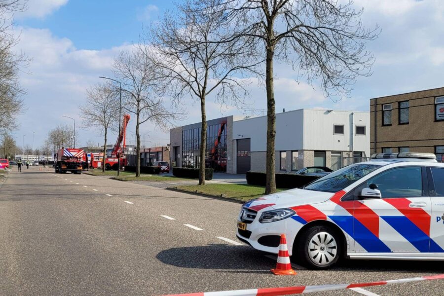 Brand bij bedrijf aan de Ekkersrijt in Son en Breugel
