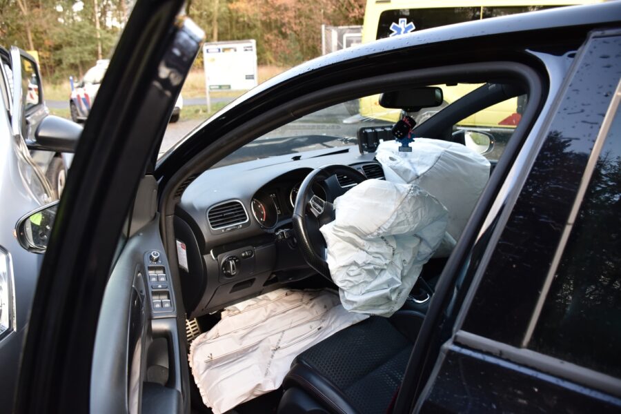 Airbags tonen hun waarde bij ongeval in Valkenswaard
