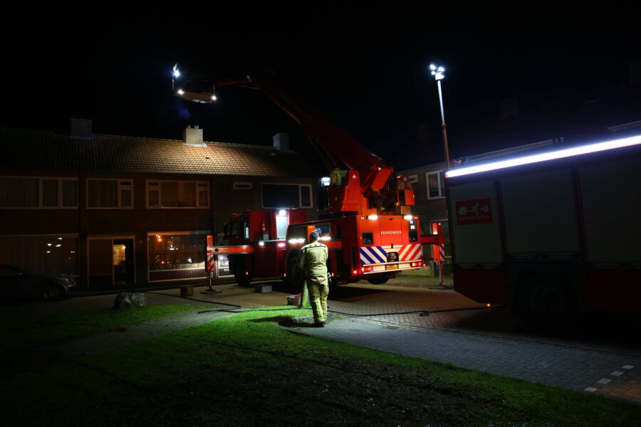 Brandweer ingezet bij brand in schoorsteen Geldrop