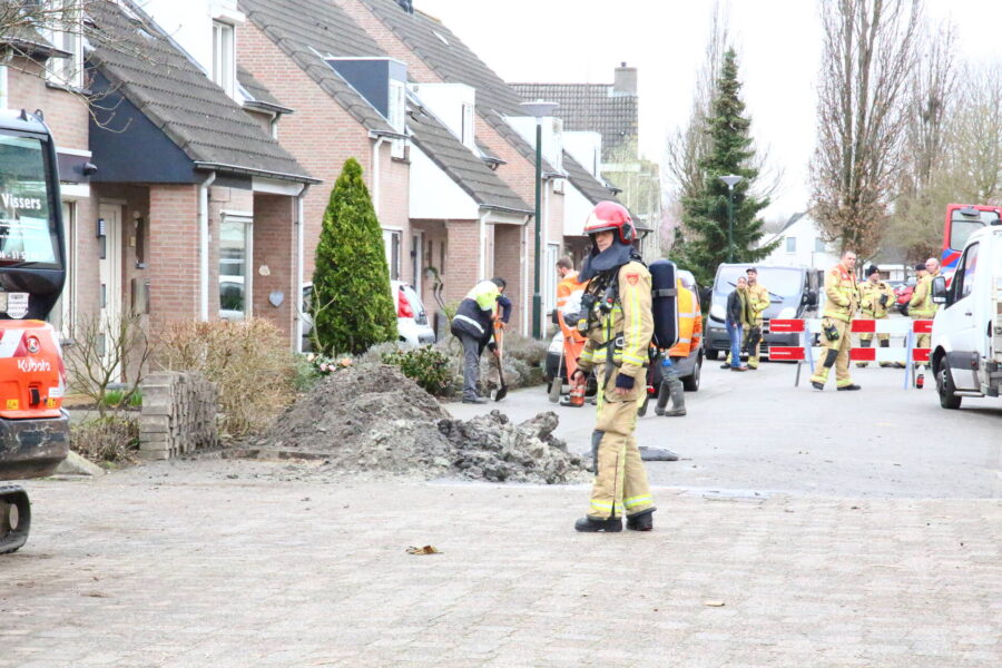 Gaslekkage ontstaan in Nuenen na werkzaamheden
