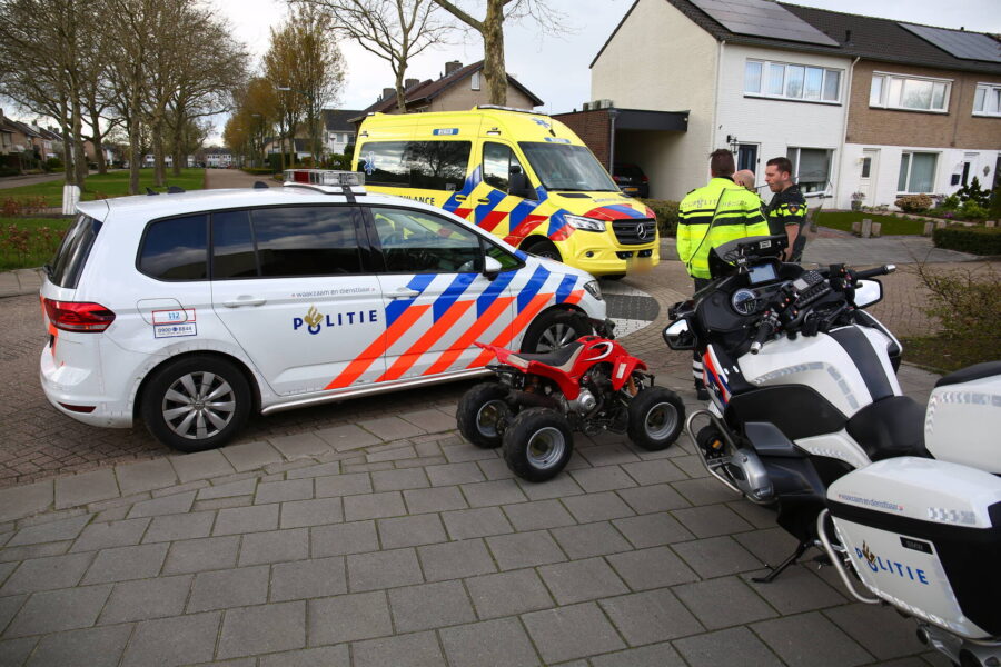 Kind gewond na val met quad in Heeze
