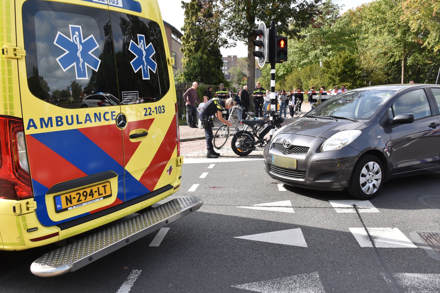 Ter plaatse bij ongeval in Eindhoven op donderdag 28 september 2023