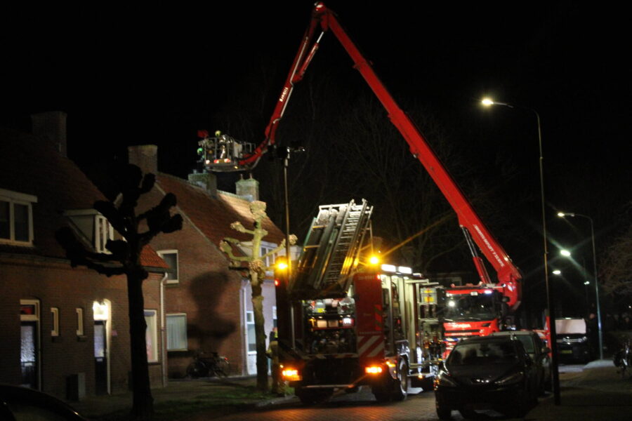 Brandweer ingezet voor een brand in schoorsteen Oisterwijk