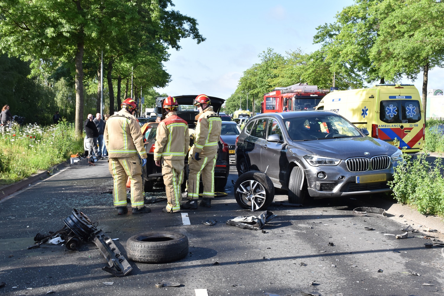 Ter plaatse bij ongeval in Veldhoven op dinsdag 28 mei 2024