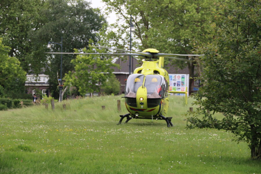 Traumahelikopter aanwezig voor medisch incident in Veldhoven