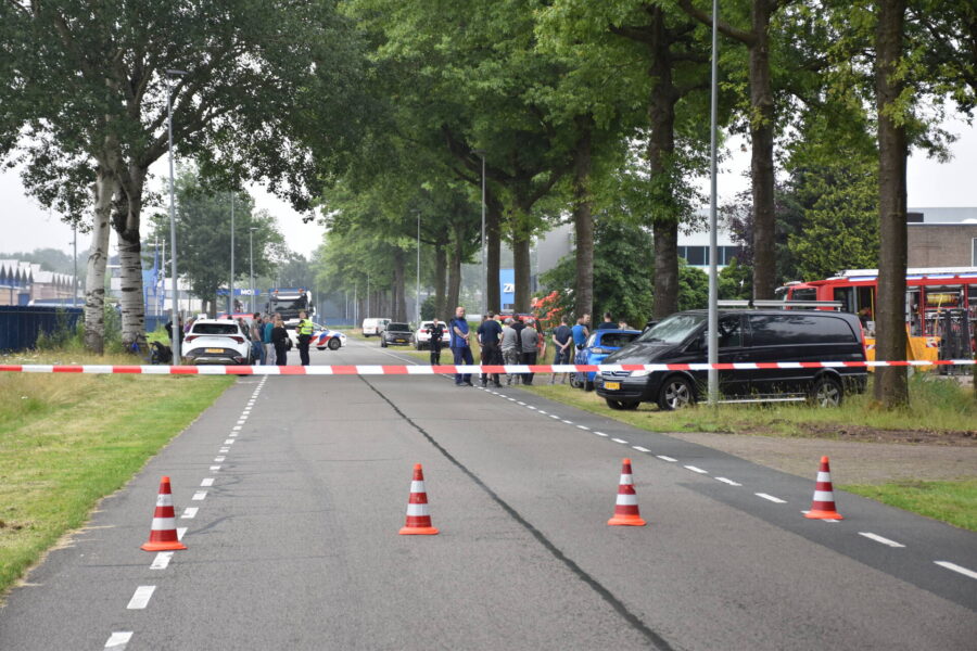 Gewonde bij brand in bedrijfshal