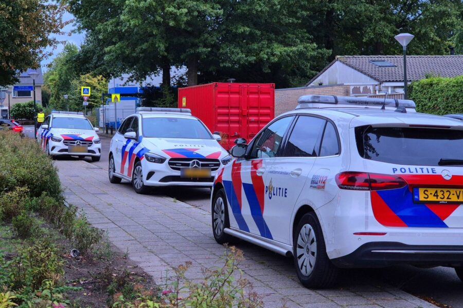 Politie helikopter ingezet voor persoon met mogelijk steekwapen