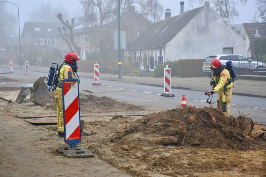 Verwijderen boomstronk veroorzaakt gaslekkage