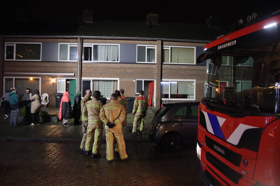 Deur opengebroken bij brand in woning Eindhoven